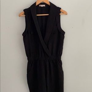 Black Sleeveless Jumpsuit